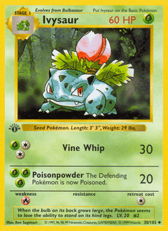 Best Ivysaur Pokemon Card Ever