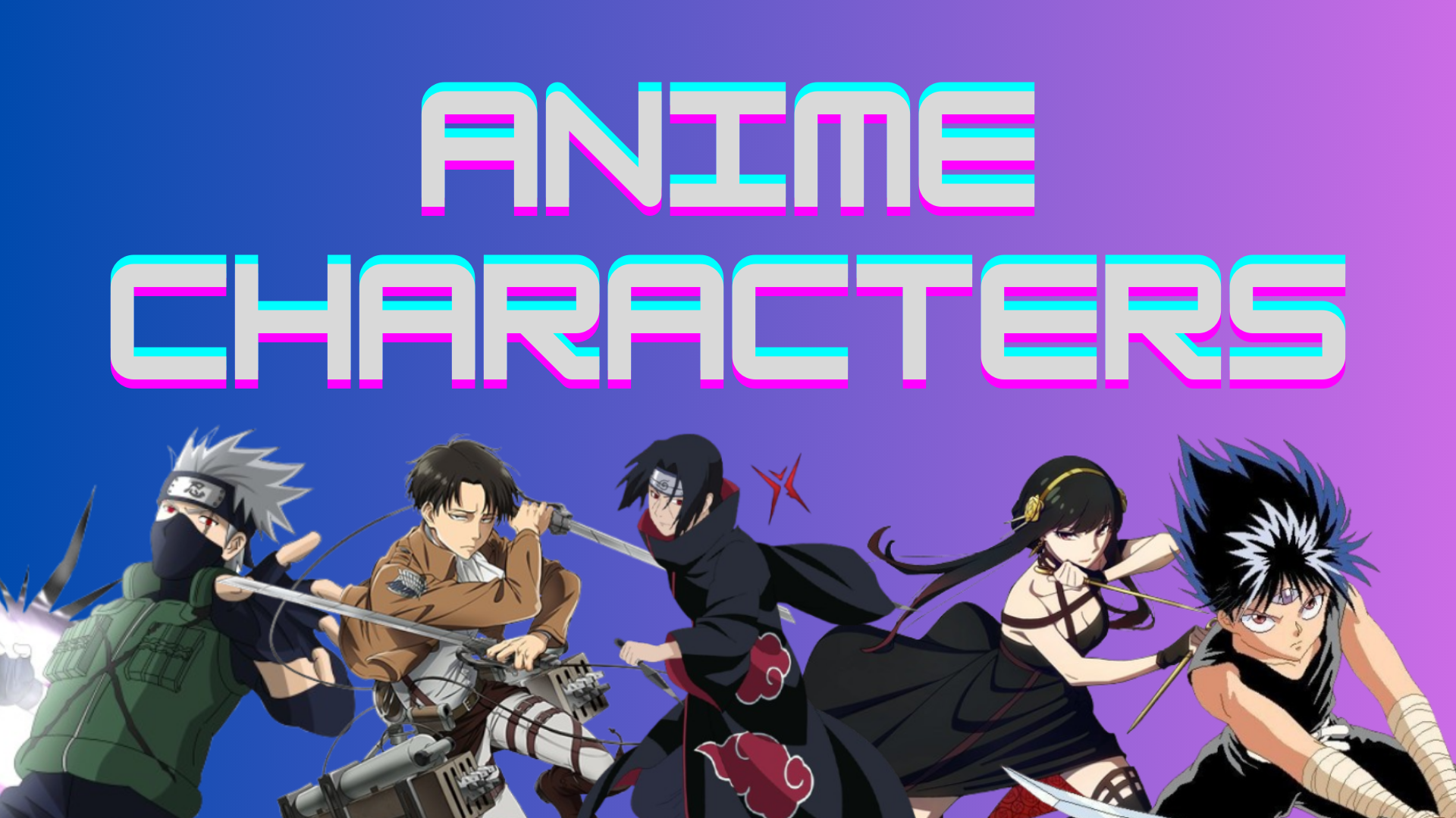 Anime Characters