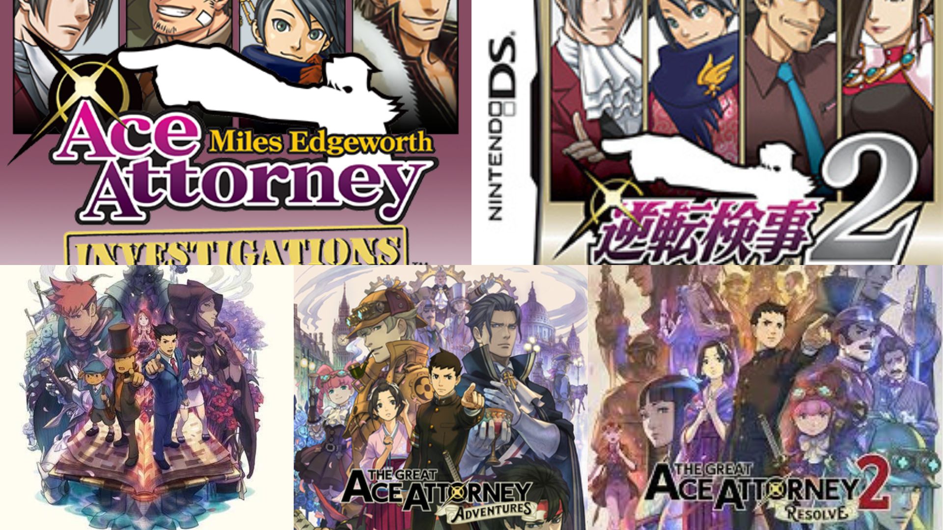 Ace attorney tournoi des ost (spin-offs)