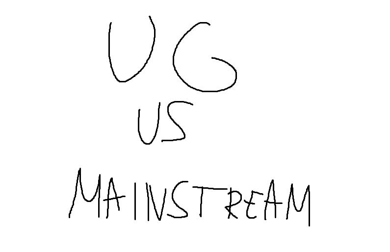 Underground VS Mainstream (RAP)