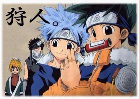 NARUTO X HUNTER X HUNTER MANGA ART