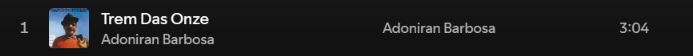 Não consigo definir minha música favorita...