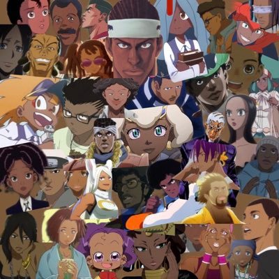 Black Anime Characters (Black History Month)