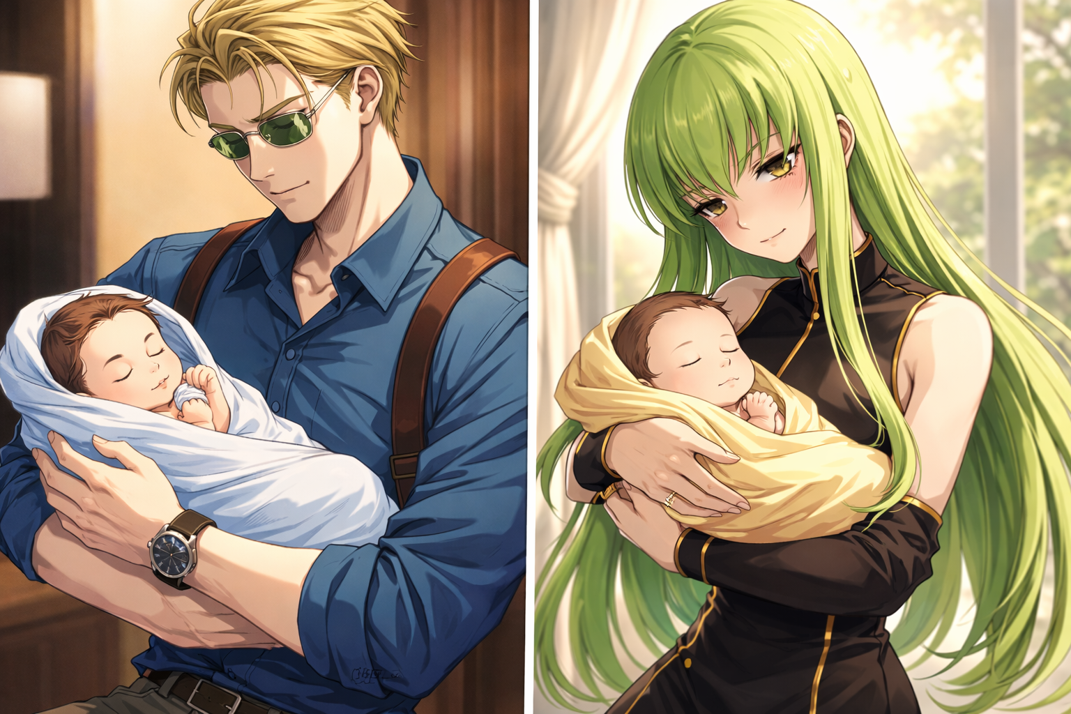 Which anime character should babysit your newborn?