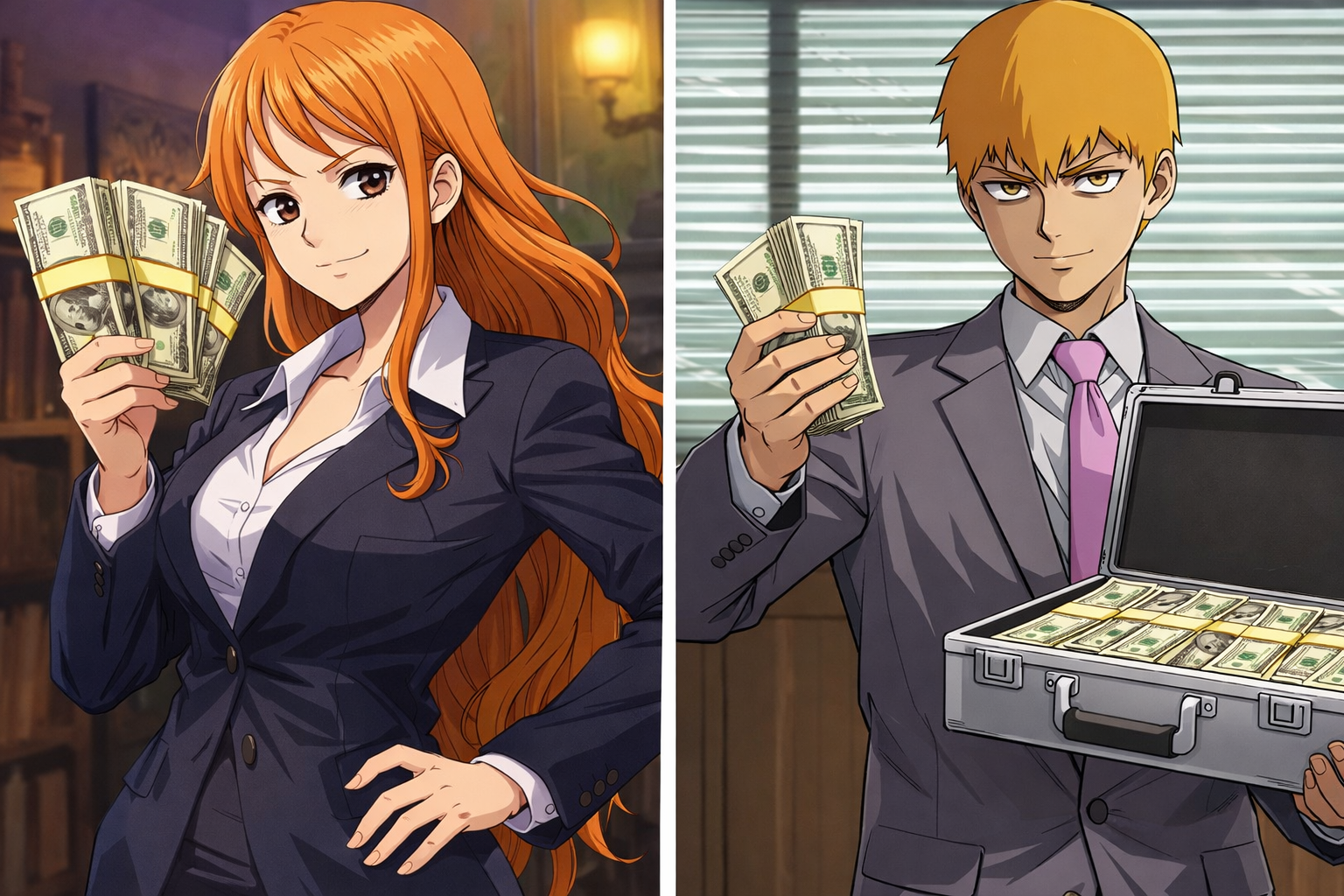Which anime character would you trust with your bank account?
