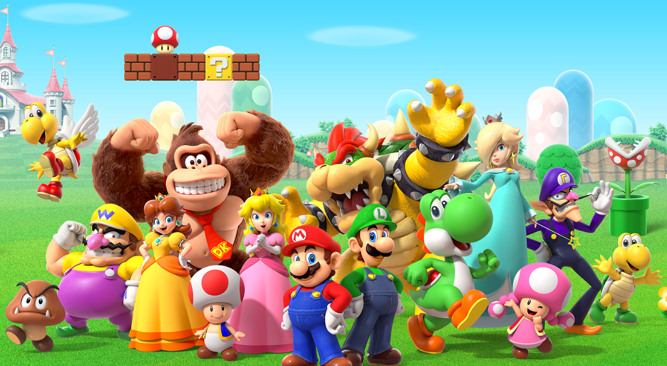 Super Mario Games (includes Wario + Donkey Kong)