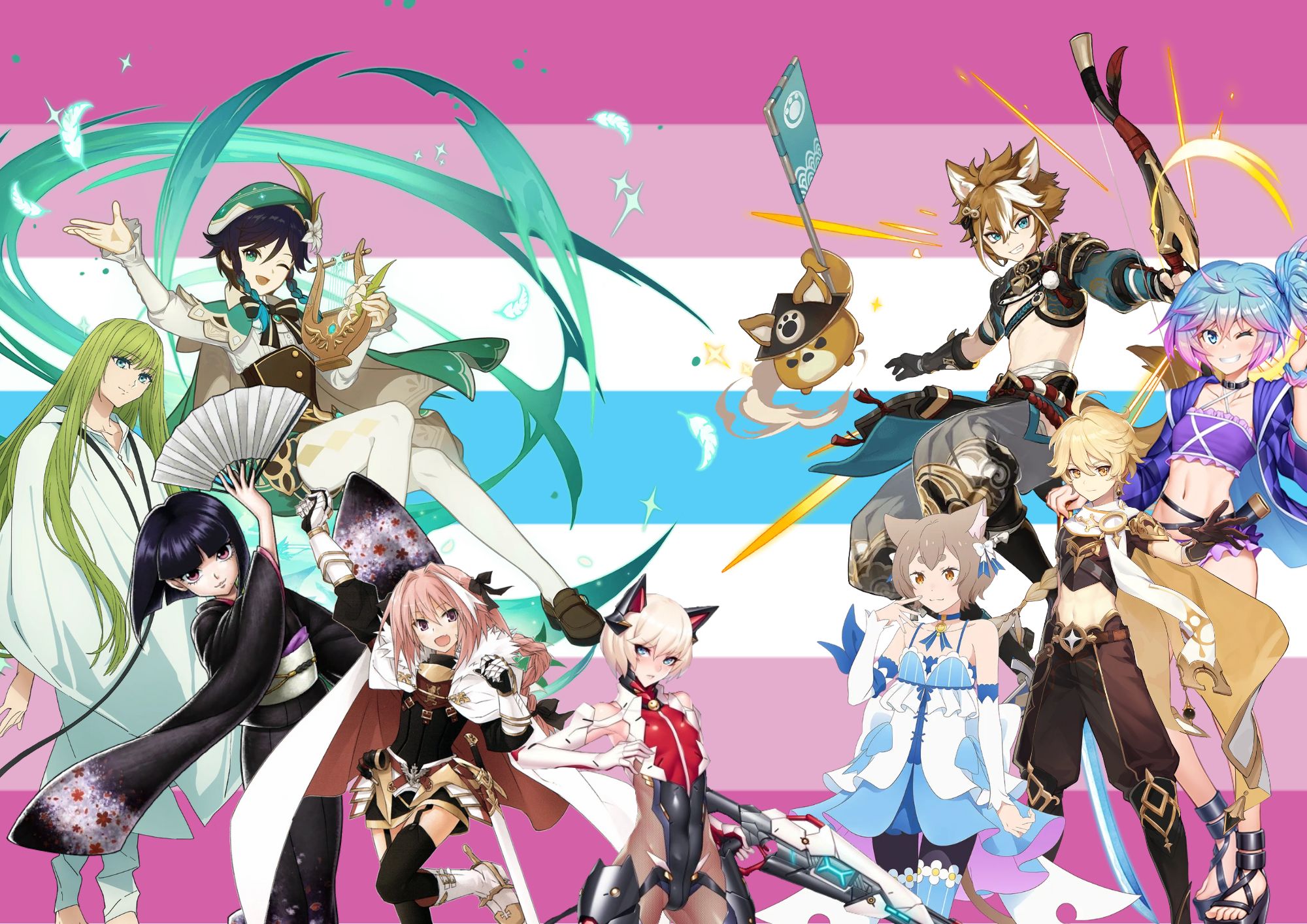 Femboys จาก Game&Anime คนไหนพวกพี่ไม่ติด for สมาชม new update V2