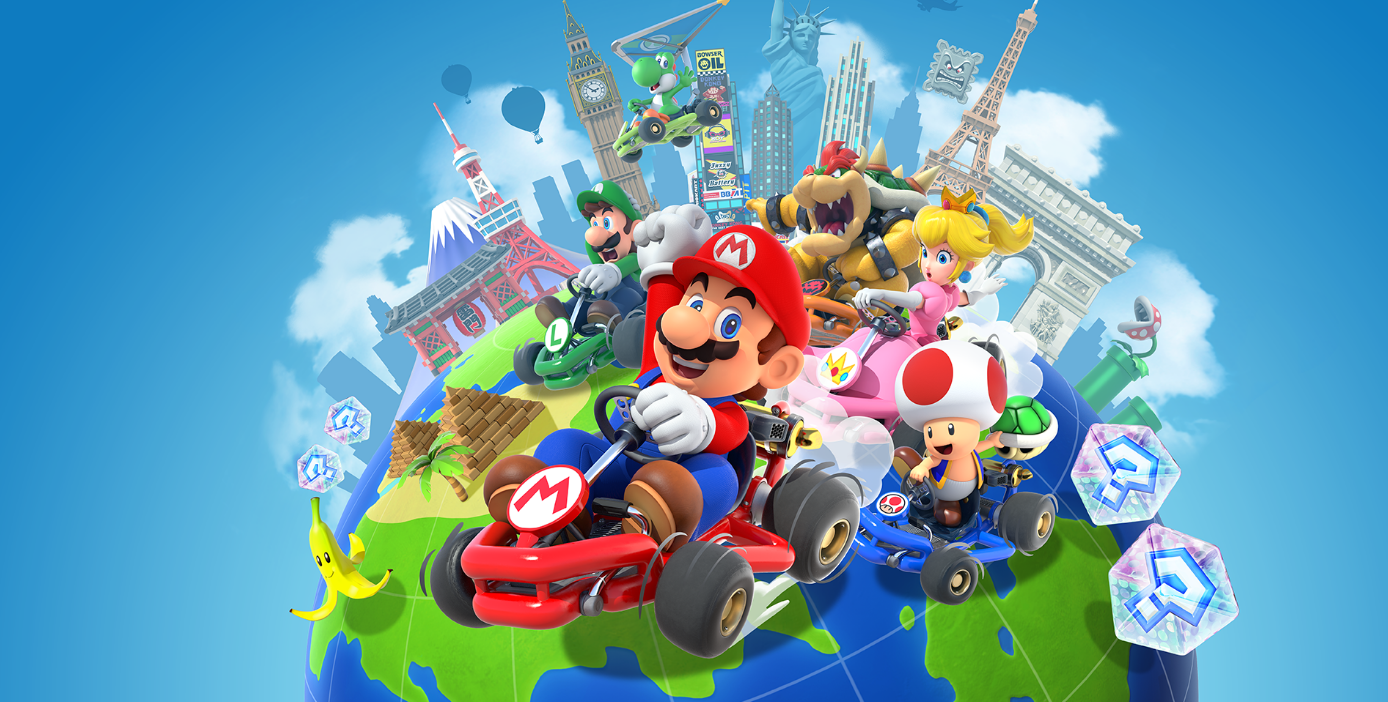 Mario Kart Tour characters + costumes